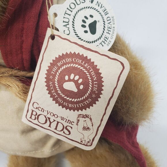 Boyds Stuffed Bear Noah #568001 Jointed Legs Has Tag Plush - Picture 7 of 8